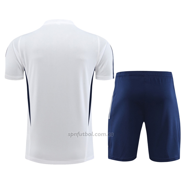 Chandal del Italia Manga Corta 2023-2024 Blanco - Pantalon Corto